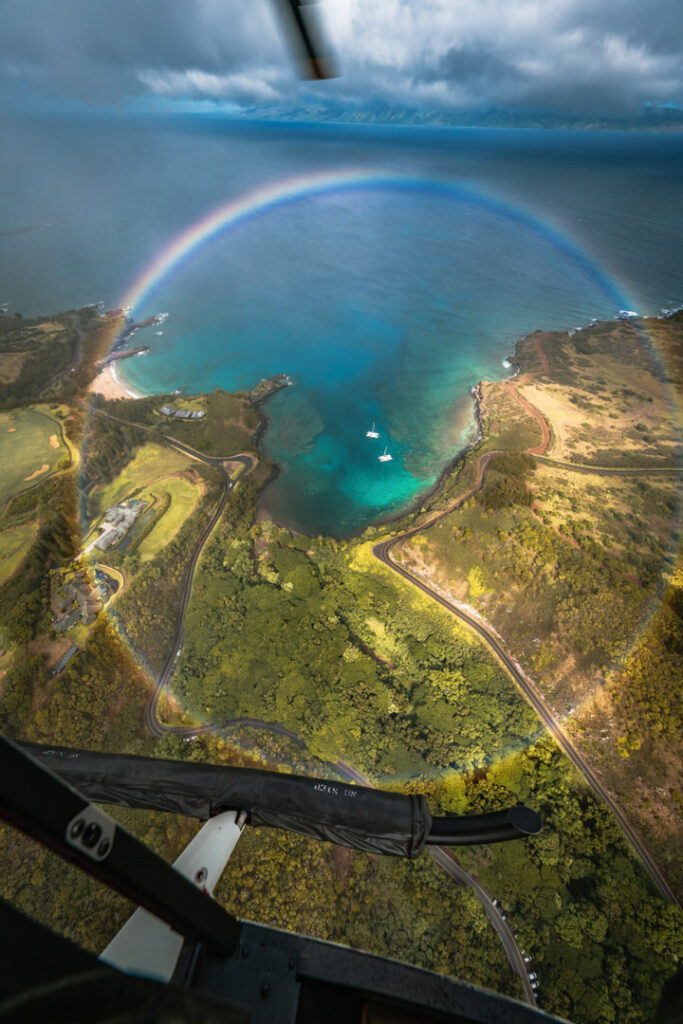Honolua Bay Full-Circle Rainbow